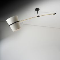 Moderne Deckenleuchte / Aluminium / Messing...