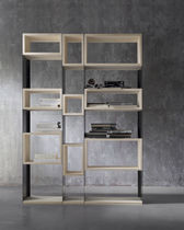 Modulregal / modern / Holz / Eisen