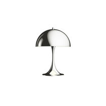 Tischlampe / modern / Aluminium / verchromtes...