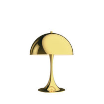 Tischlampe / aus Acryl / Metall / Opal
