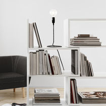 Tischlampe / minimalistisch / Stahl / mit...