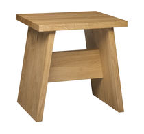 Moderner Hocker / aus Eiche / Massivholz...