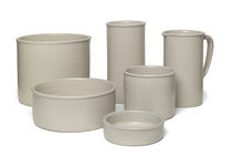 Moderne Vase / aus Sandstein