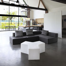 Moderne Gartenbank / Polyethylen / modular...
