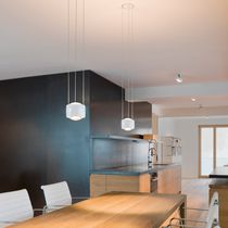 Hängelampe / modern / Aluminium / Stahl