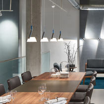 Hängelampe / modern / Aluminium / Stahl