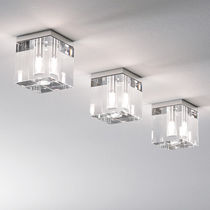 Moderne Wandleuchte / Glas / Aluminium /...