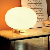 Tischlampe / Metall / geblasenes Glas /...