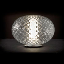 Tischlampe / Aluminium / geblasenes Glas...