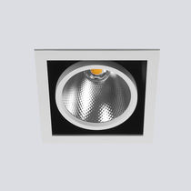 Einbaudownlight / LED / quadratisch / Aluminium
