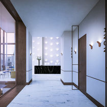 Moderne Wandleuchte / Aluminium / LED /...
