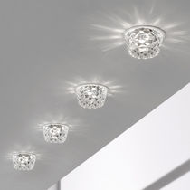 Einbaudownlight / LED / rund / Glas