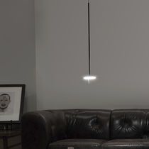 Hängelampe / Aluminium / Stahl / aus Methacrylat