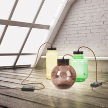 Tischlampe / Stahl / Glas / modern