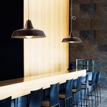 Hängelampe / Stahl / modern / weiß