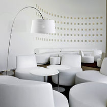 Stehleuchte / Stahl / modern / Bogen