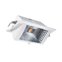 Einbaudownlight / LED / rechteckig / IP23