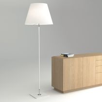 Stehleuchte / Metall / Stoff / modern