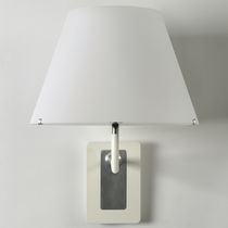 Moderne Wandleuchte / Metall / Stoff / LED