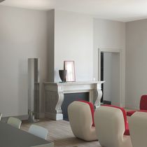 Moderne Leuchtsäule / Metall / LED / Halogen