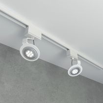 LED-Schienenleuchte / rund / Metall / Objektmöbel