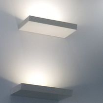Moderne Wandleuchte / Metall / LED / rechteckig