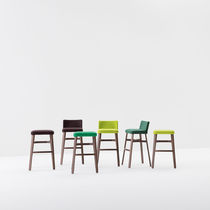 Moderner Barhocker / aus Buche / Stoff /...