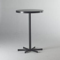 Moderner Stehtisch / Metall / rund / Außenbereich