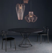 Moderner Tisch / Glas / Feinsteinzeug /...