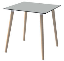 Moderner Tisch / aus Buche / rechteckig