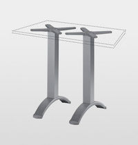 Aluminium-Fußgestell / modern / doppelt...