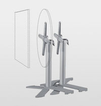 Aluminium-Fußgestell / modern / Objektmöbel