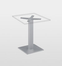 Aluminium-Fußgestell / modern / Objektmöbel