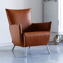 Moderner Sessel / Leder