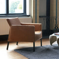 Moderner Sessel / Leder