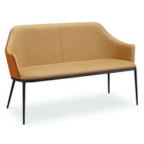 Moderne Polsterbank / Stoff / Leder / lackierter...