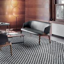 Modernes Sofa / Stoff / Leder / Contract