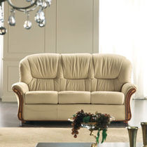 Bettsofa / klassisch / Leder / 2-Personen