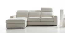 Modulsofa / modern / Leder / Stoff