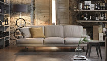 Modulsofa / modern / Leder / Stoff