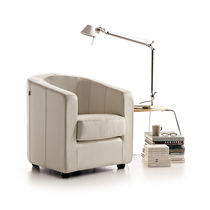Moderner Sessel / Leder