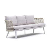 Modernes Sofa / Garten / Stoff / Aluminium