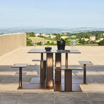 Moderne Tischgarnitur / Aluminium / HPL...
