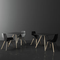 Moderner Tisch / Massivholz / aus HDF /...