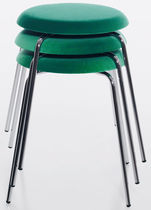Moderner Hocker / aus Eiche / aus Nussbaum...