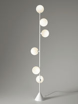 Stehleuchte / modern / Metall / Glas
