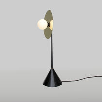 Bürolampe / modern / poliertes Messing /...