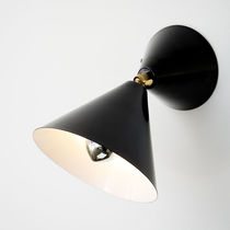 Moderne Wandleuchte / Messing / mit Glühlampe...