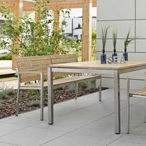 Moderne Gartenbank / Teakholz / Edelstahl...