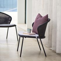 Moderner Kaminsessel / Rattan / stapelbar...